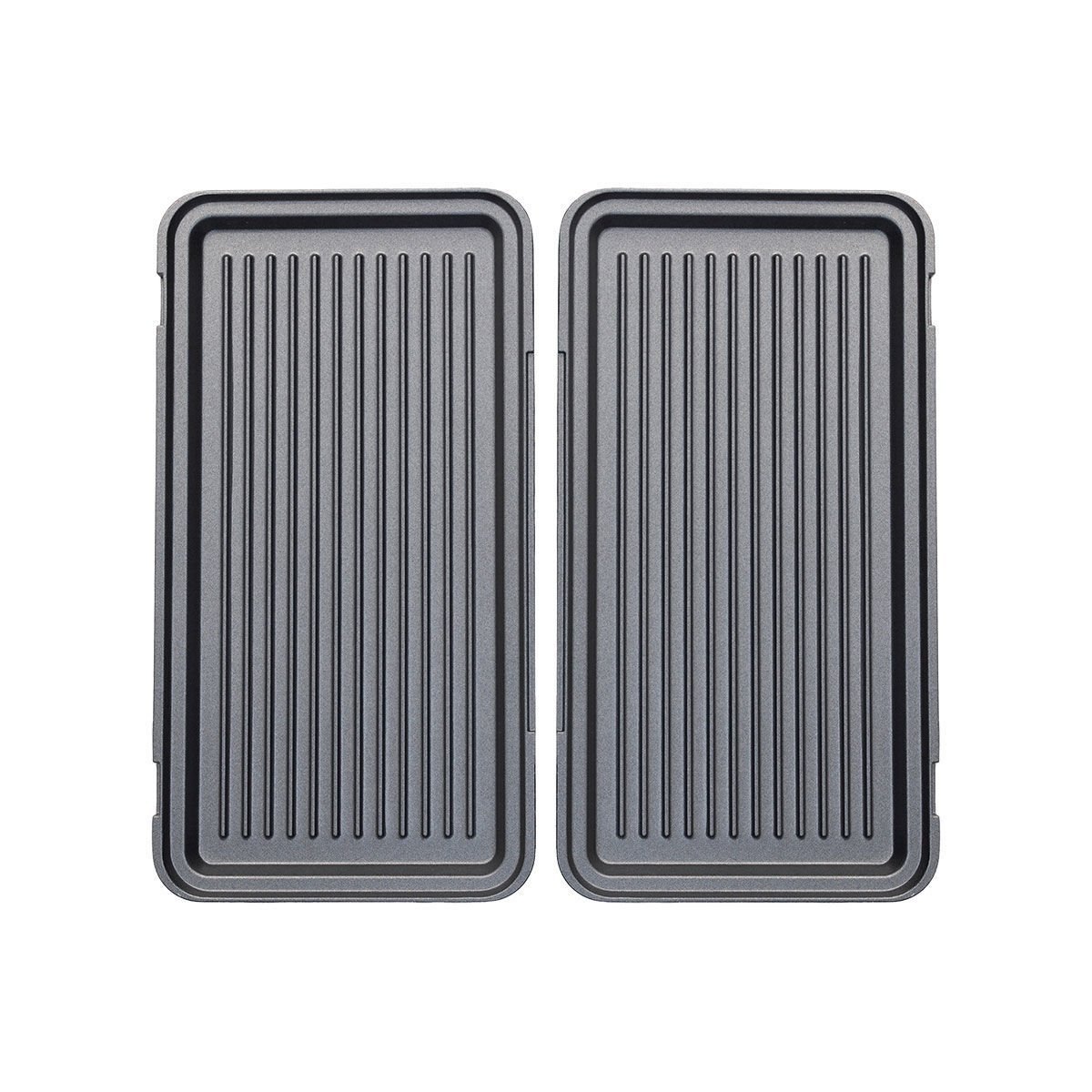 ESTIA ΤΟΣΤΙΕΡΑ BLACK & INOX 2 ΘΕΣΕΩΝ 850w ΜΕ ΑΠΟΣΠΩΜΕΝΕΣ ΑΝΤΙΚΟΛΛΗΤΙΚΕΣ ΠΛΑΚΕΣ - Image 4