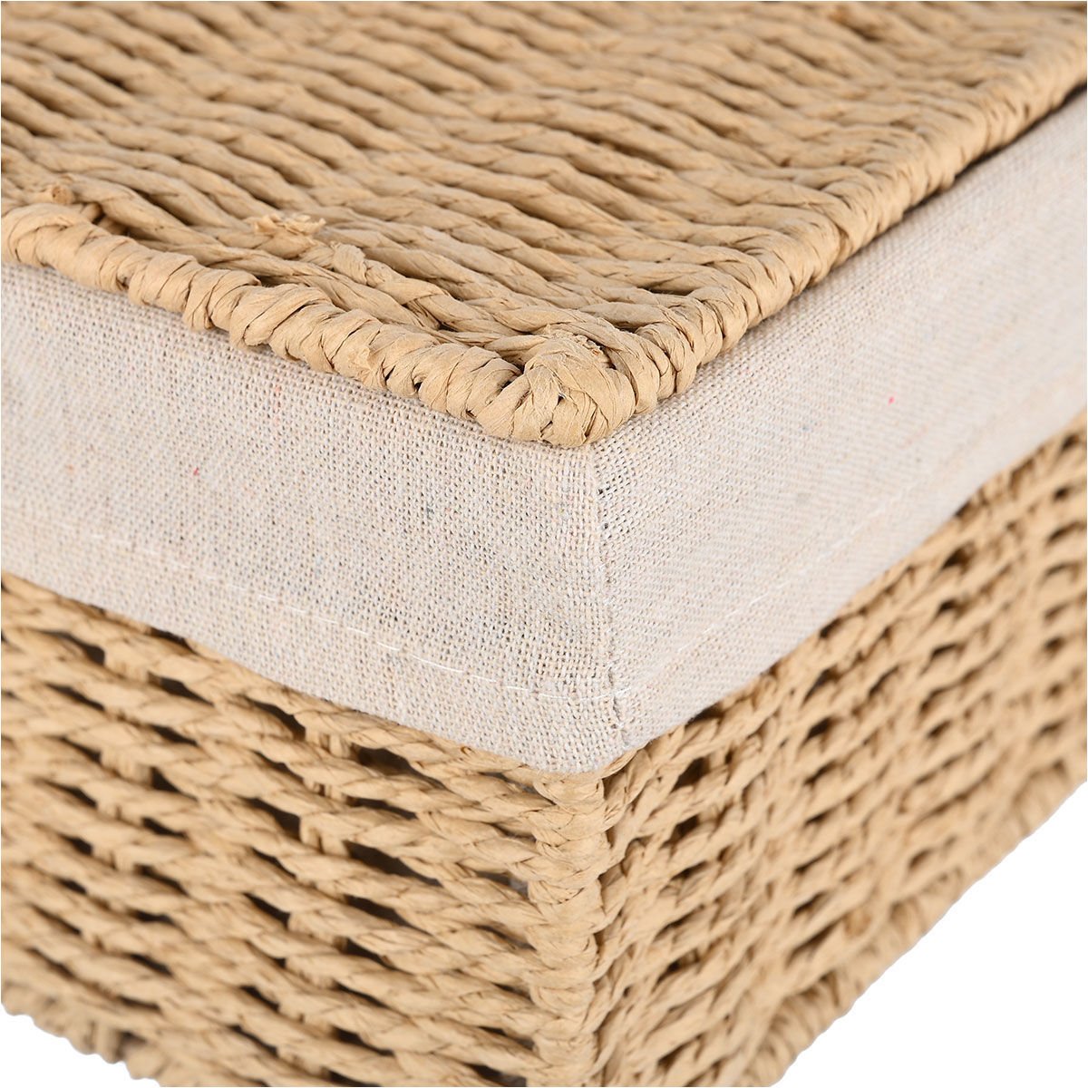 ESTIA ΚΟΥΤΙ ΑΠΟΘΗΚΕΥΣΗΣ & ΟΡΓΑΝΩΣΗΣ BOTANICA 36x27x13cm ΜΕ ΕΣΩΤΕΡΙΚΗ ΕΠΕΝΔΥΣΗ & ΚΑΠΑΚΙ - Image 4