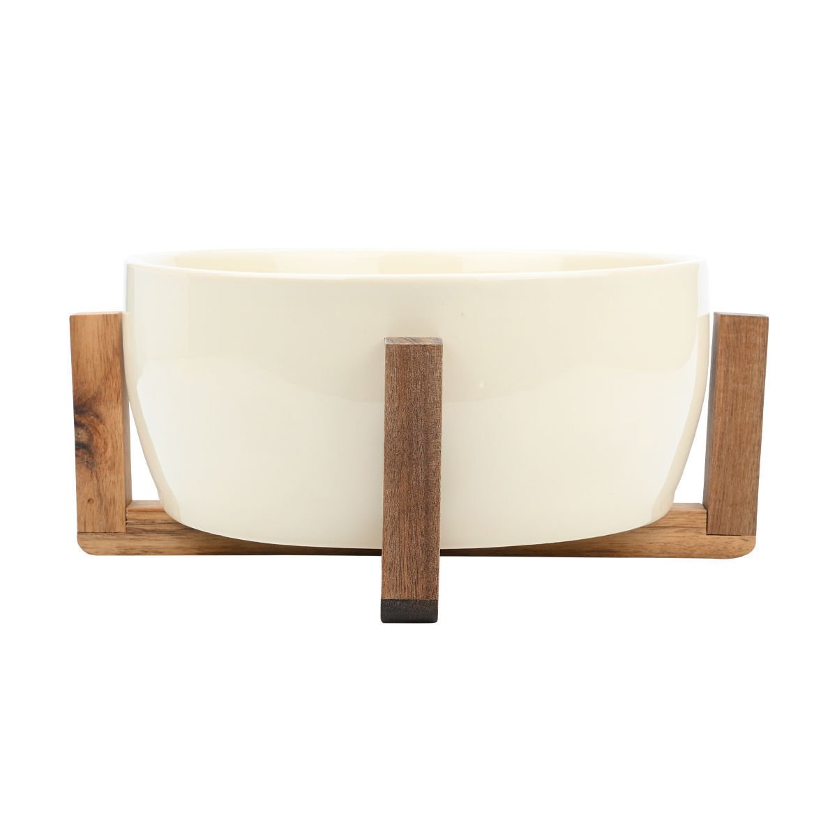 ESTIA ΣΑΛΑΤΙΕΡΑ ALLURE 28cm ΜΕ ΒΑΣΗ IVORY - Image 3