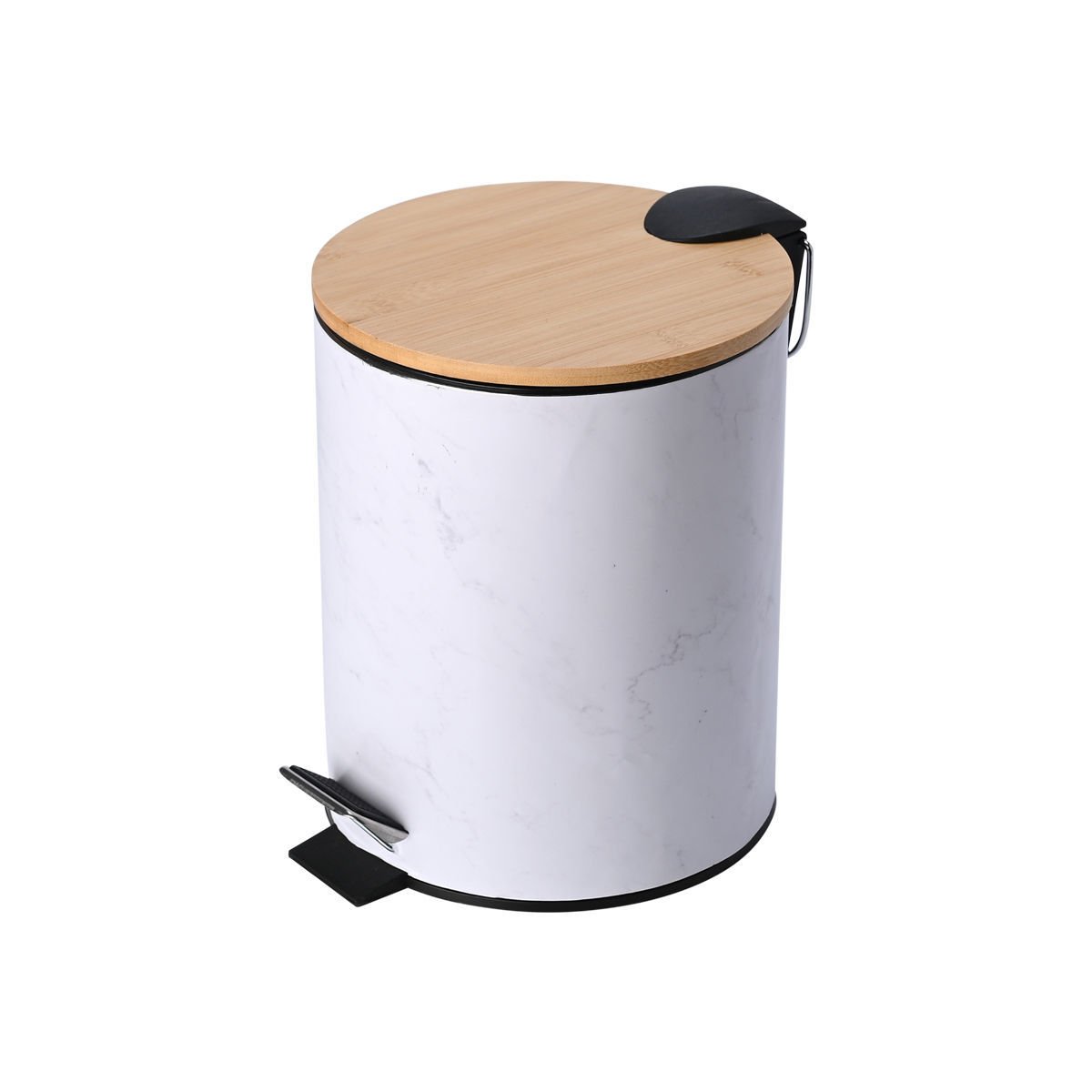 ESTIA ΧΑΡΤΟΔΟΧΕΙΟ ΜΠΑΝΙΟΥ MARBLE SOFT CLOSE 5lt - Image 2