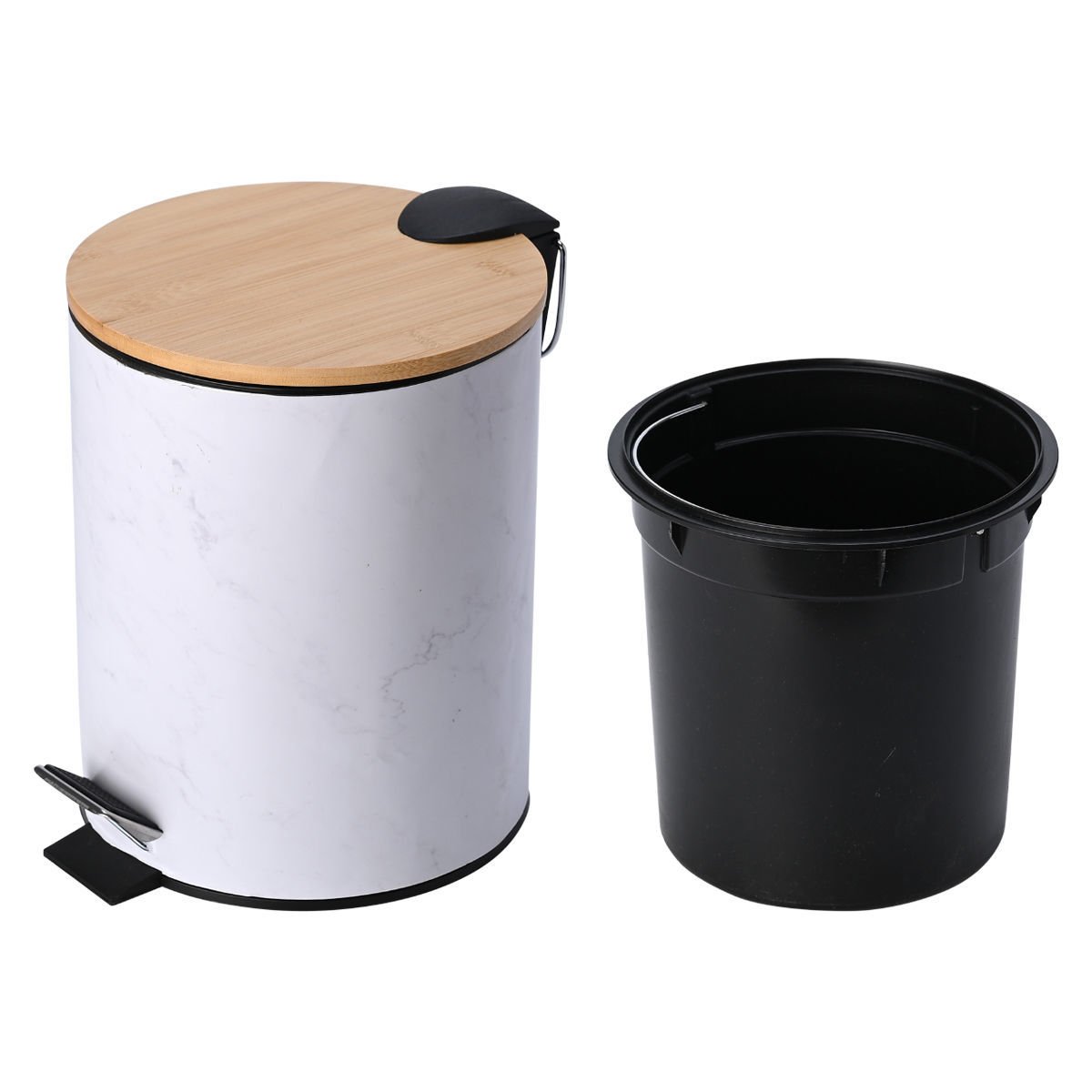 ESTIA ΧΑΡΤΟΔΟΧΕΙΟ ΜΠΑΝΙΟΥ MARBLE SOFT CLOSE 5lt - Image 5