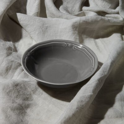 ESTIA ΜΠΟΛ ATHÉNÉE ΠΟΡΣΕΛΑΝΙΝΟ ΑΝΑΓΛΥΦΟ 16.5cm GREY