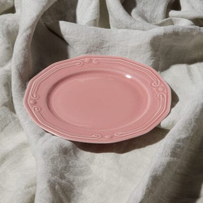 ESTIA ΠΙΑΤΟ ΡΗΧΟ ATHÉNÉE ΠΟΡΣΕΛΑΝΙΝΟ ΑΝΑΓΛΥΦΟ 20cm ROSE
