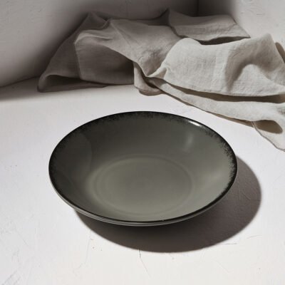 ESTIA ΠΙΑΤΟ ΒΑΘΥ PEARL ΠΟΡΣΕΛΑΝΙΝΟ 23cm GREY