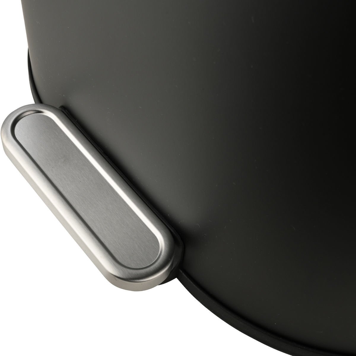 ESTIA ΧΑΡΤΟΔΟΧΕΙΟ ΜΠΑΝΙΟΥ OVOID SOFT CLOSE 6lt ΜΑΥΡΟ - Image 4