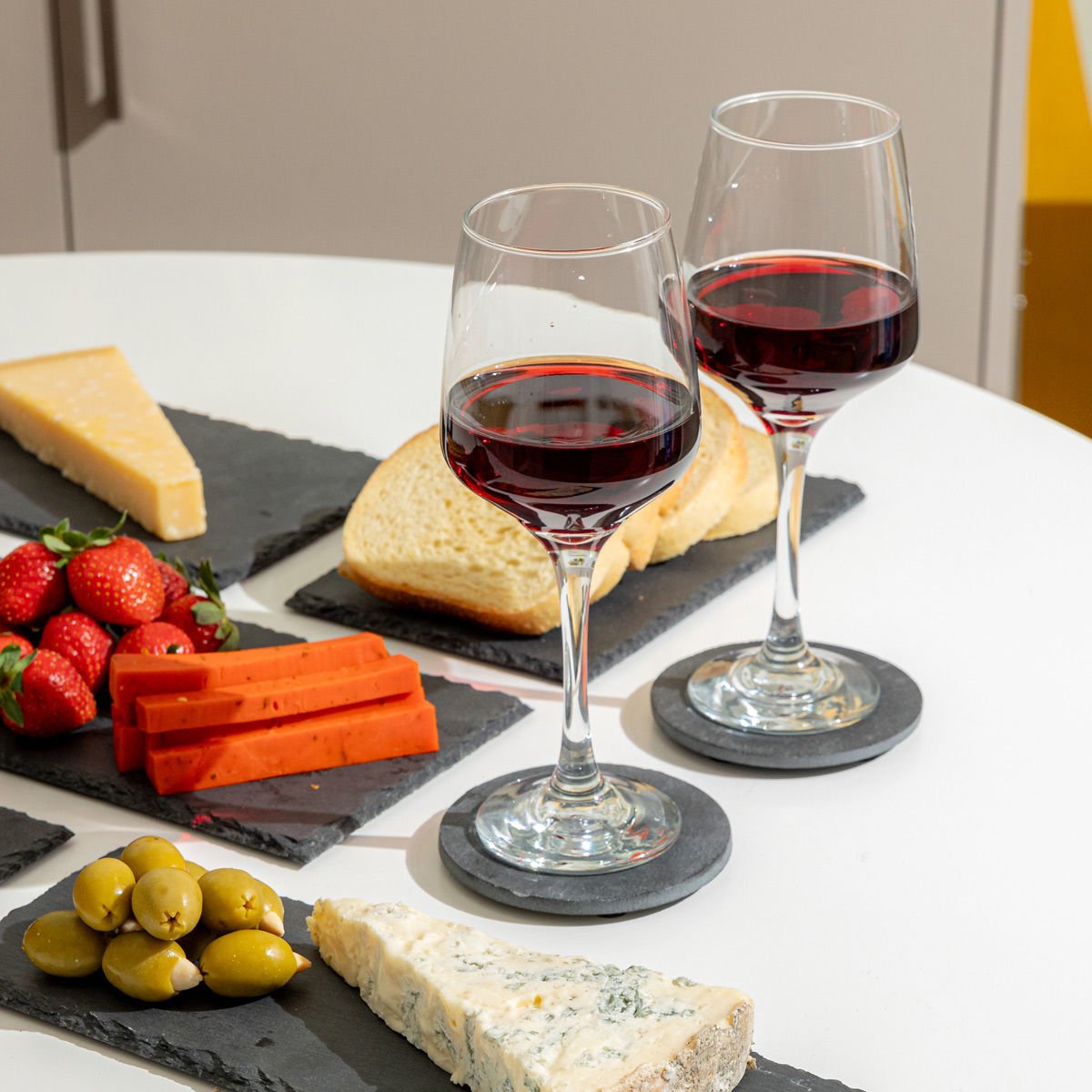 ESTIA ΣΟΥΒΕΡ ΣΤΡΟΓΓΥΛΑ ΣΧΙΣΤΟΛΙΘΟΥ 10cm ΣΕΤ 4 ΤΕΜ. - Image 4