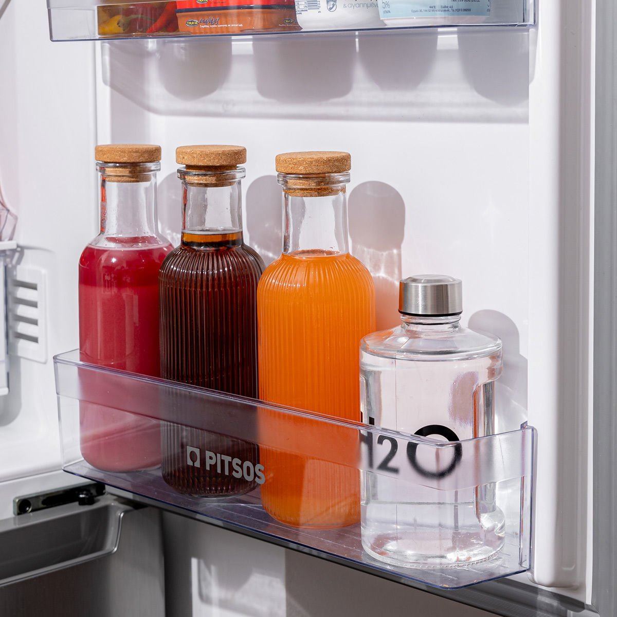 ESTIA ΜΠΟΥΚΑΛΙ ΓΥΑΛΙΝΟ 1000ml ΑΝΑΓΛΥΦΟ ΜΕ ΦΕΛΛΟ ΔΙΑΦΑΝΟ - Image 4