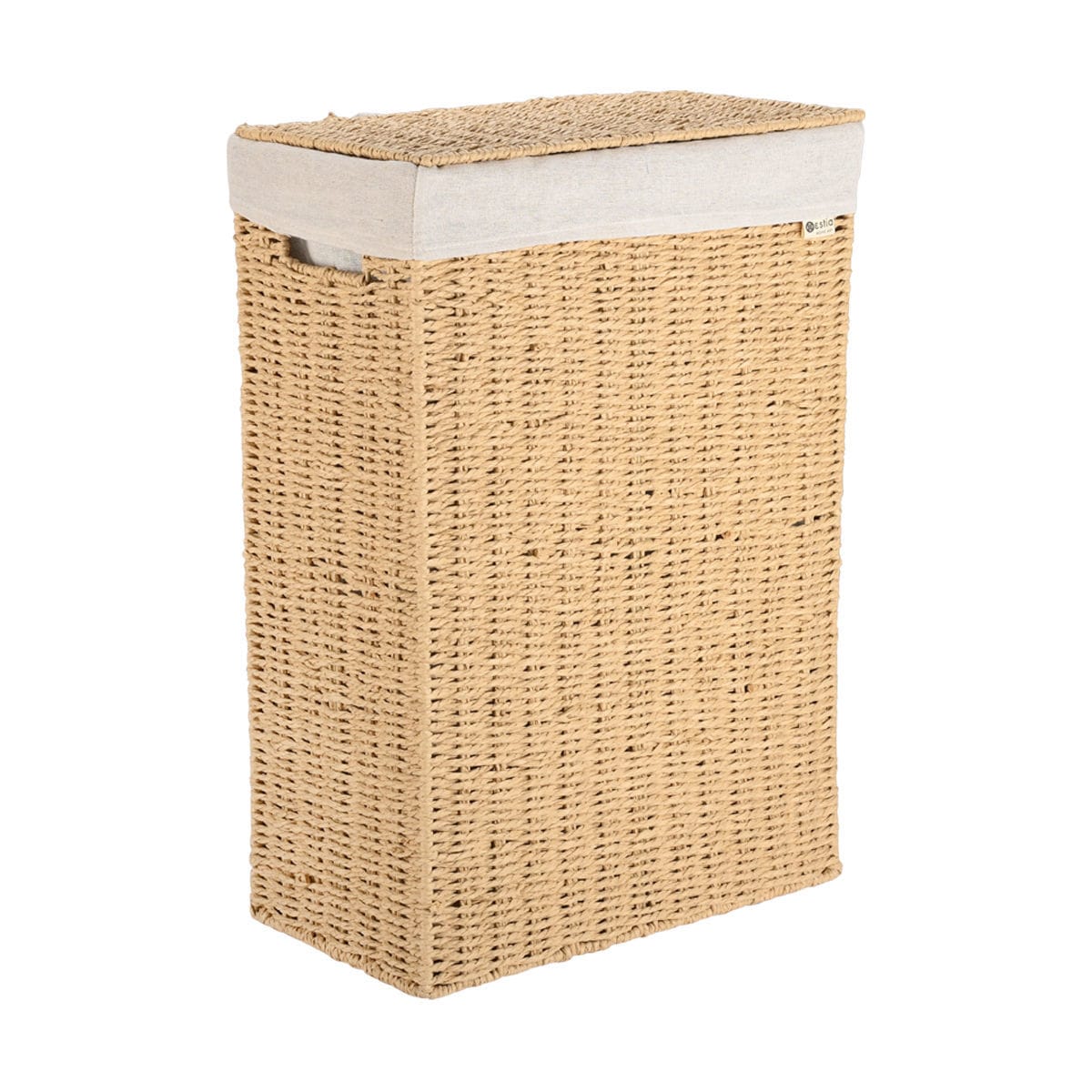 ESTIA ΚΑΛΑΘΙ ΑΠΛΥΤΩΝ BOTANICA 38x22x55cm ME ΕΣΩΤΕΡΙΚΗ ΕΠΕΝΔΥΣΗ & ΚΑΠΑΚΙ ΟΡΘΟΓΩΝΙΟ - Image 2