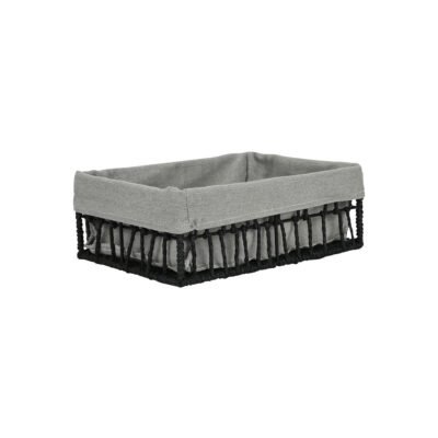 ESTIA ΚΑΛΑΘΙ ΑΠΟΘΗΚΕΥΣΗΣ & ΟΡΓΑΝΩΣΗΣ NEST 28×20×10cm ΜΑΥΡΟ