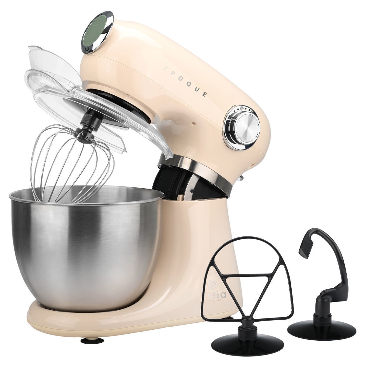 ESTIA ΚΟΥΖΙΝΟΜΗΧΑΝΗ RETRO EPOQUE 1000w ΜΕ ΚΑΔΟ 5lt ΚΡΕΜ - Image 4