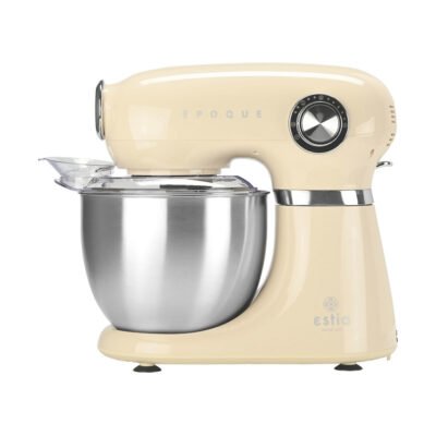 ESTIA ΚΟΥΖΙΝΟΜΗΧΑΝΗ RETRO EPOQUE 1000w ΜΕ ΚΑΔΟ 5lt ΚΡΕΜ