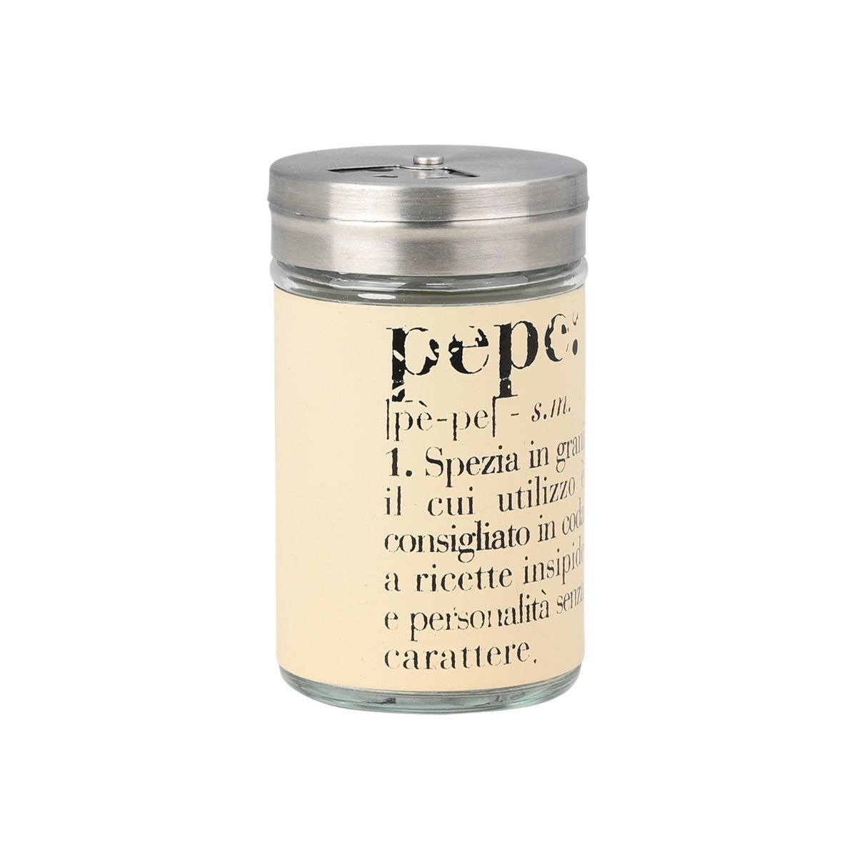 ESTIA ΔΟΧΕΙΟ ΓΙΑ ΠΙΠΕΡΙ ALLURE ΓΥΑΛΙΝΟ 4.8x8.2cm ΜΠΕΖ - Image 2