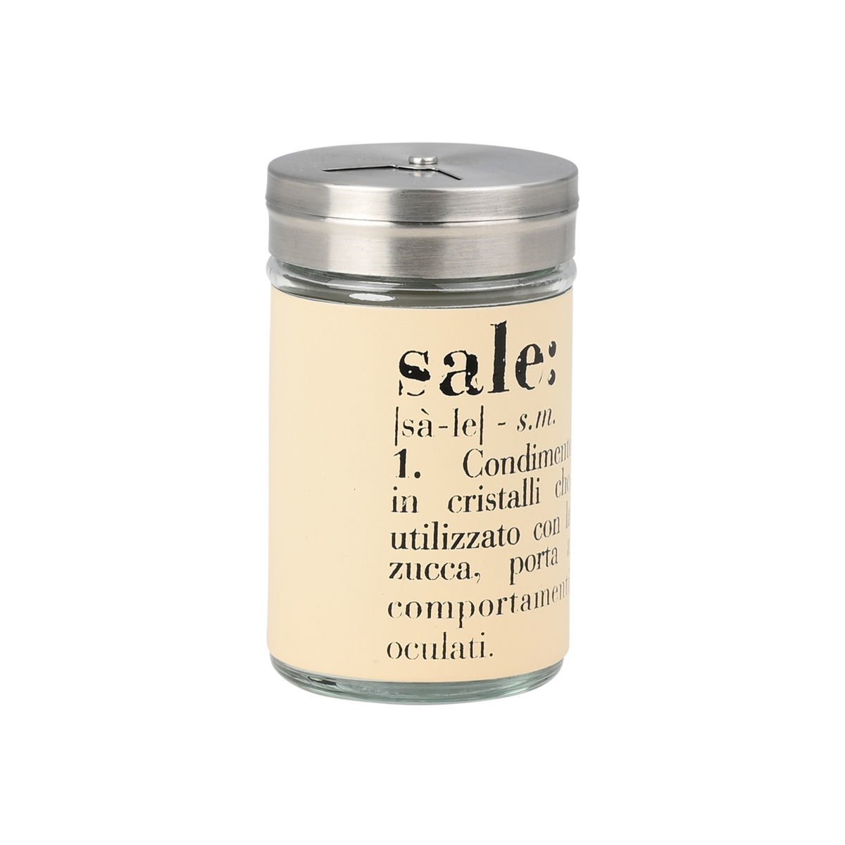 ESTIA ΔΟΧΕΙΟ ΓΙΑ ΑΛΑΤΙ ALLURE ΓΥΑΛΙΝΟ 4.8x8.2cm ΜΠΕΖ - Image 2