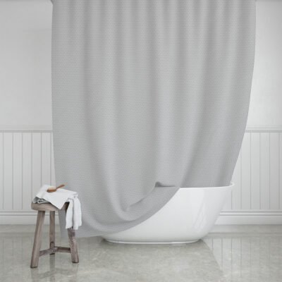 ESTIA ΚΟΥΡΤΙΝΑ ΜΠΑΝΙΟΥ ΑΔΙΑΒΡΟΧΗ CAMELLIA ΠΟΛΥΕΣΤΕΡΙΚΗ 180x200cm MIST