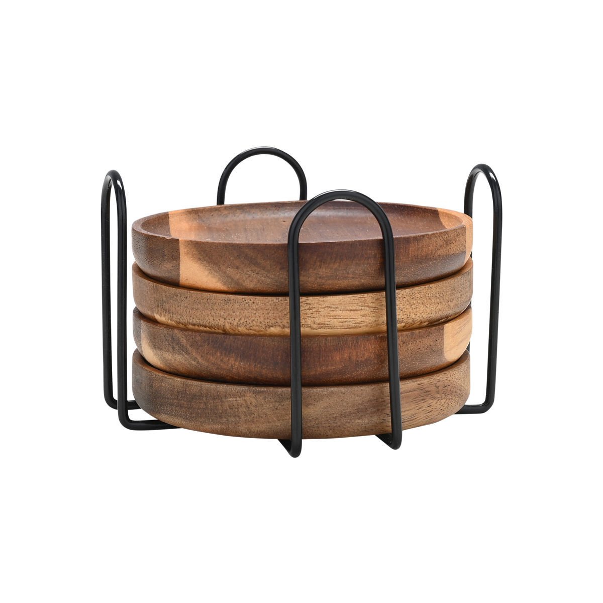 ESTIA ΣΟΥΒΕΡ ALLURE 10x1.5cm ΜΕ ΜΕΤΑΛΛΙΚΗ ΒΑΣΗ ΣΕΤ 4 ΤΕΜ.