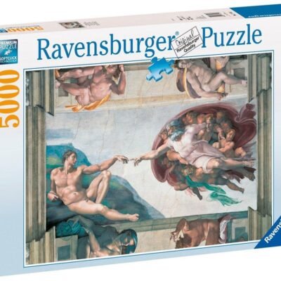 Ravensburger Puzzle: Michelangelo Creation Of Adam (5000pcs) (17408)