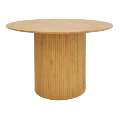 Τραπέζι Karulo mdf σε sonoma απόχρωση Φ120x76εκ