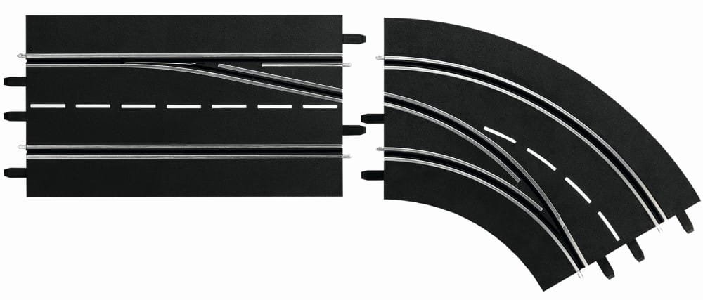 Carrera Slot Accessories - DIGITAL 124/132 - Lane change curve right, Out to In (20030365)