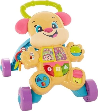 Fisher Price Παίζω και Μαθαίνω - Εκπαιδευτική Στράτα - Ροζ Σκυλάκι (FTC68)