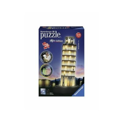 Ravensburger 3D Puzzle: Night Edition Leaning Tower of Pisa (216pcs) (12515)