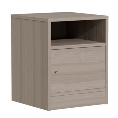 Κομοδίνο Foly με ένα ντουλάπι γκρι SONOMA 40x40x50εκ
