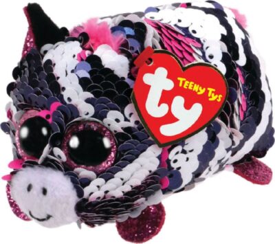 AS Ty Teeny Zoey Seuqin Pink Sebra Plush Toy (4,5cm) (1607-42404)