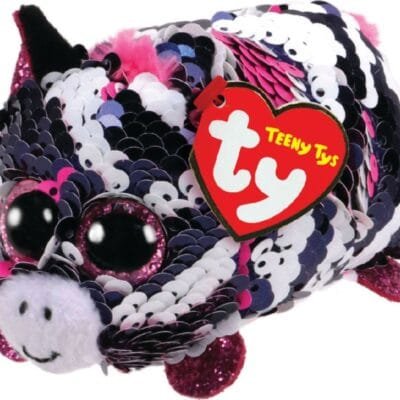 AS Ty Teeny Zoey Seuqin Pink Sebra Plush Toy (4,5cm) (1607-42404)