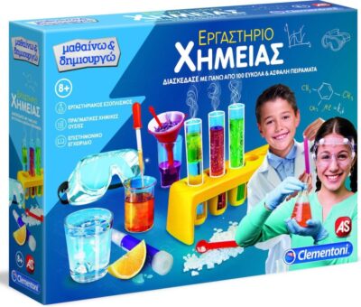 AS Clementoni: Μαθαίνω  Δημιουργώ - Εργαστήριο Χημείας (1026-63598)