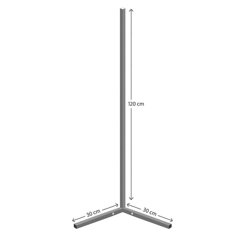 Φωτιστικό δαπέδου Esthetic LED μαύρο 30x2x120εκ - Image 4