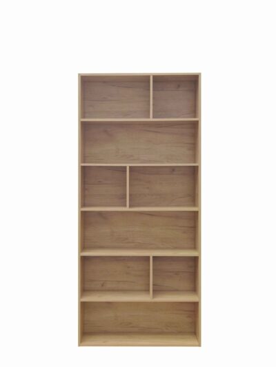 Βιβλιοθήκη Evergin mdf σε SONOMA απόχρωση 80x30x180εκ