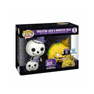 Funko Pop! 2-Pack Ad Icons: Jack in the Box - Skeleton Jack  Monster Taco (Special Edition) Vinyl Figures