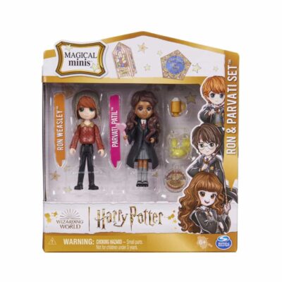 Spin Master Wizarding World Harry Potter: Ron  Parvati Set Magical Minis (6064902)