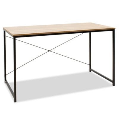 Γραφείο εργασίας Ramon φυσικό-μαύρο 120x60,5x70εκ