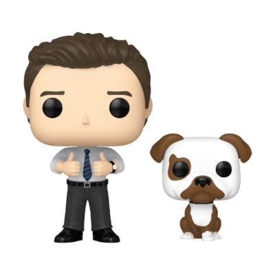 Funko Pop!  Buddy Television: Parks  Recreation - Chris Traeger with Champion #1415 Vinyl Figures