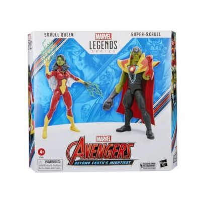 Hasbro Fans Marvel Avengers: Legends Series (60th Anniversary) - Beyond Earths Mightiest - Skrull Queen  Super-Skrull Action Figures (F7085)