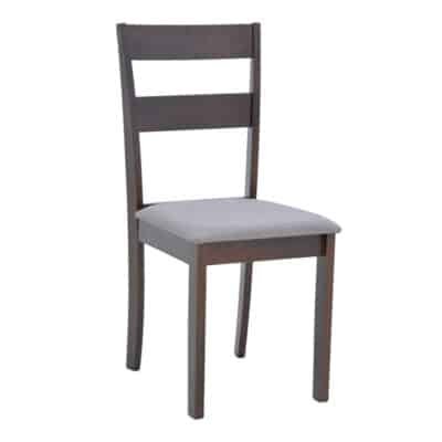 Καρέκλα Dallan  σε καρυδί απόχρωση 40x47.5x89εκ