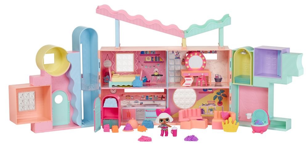 MGA L.O.L. Surprise: Squish Sand Magic House with Sister Tot (593218EUC)
