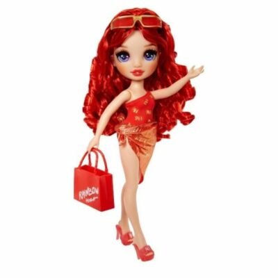 MGA Rainbow High: Swim & Style Fashion - Ruby Anderson (Red) Doll (507277-EUC)