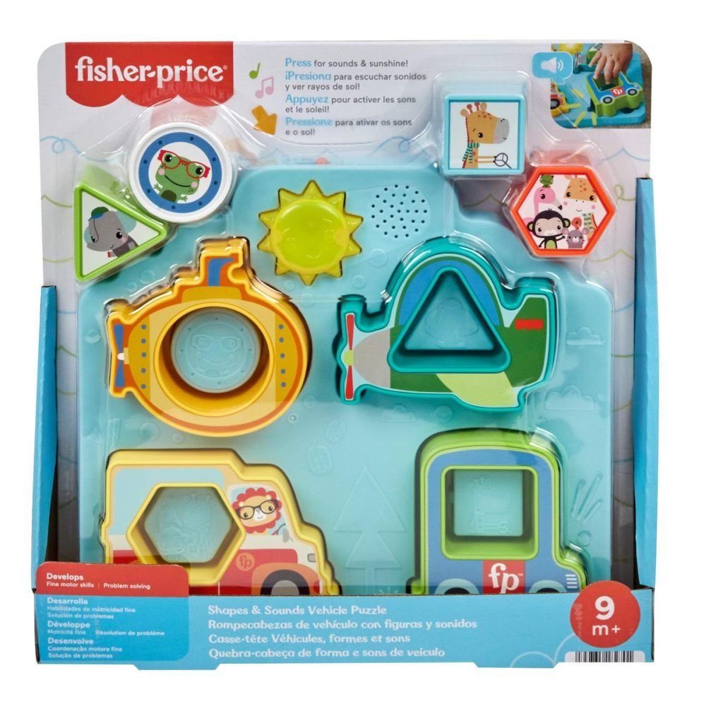 Fisher-Price® Shapes Sounds Vehicle Puzzle (HRP31)