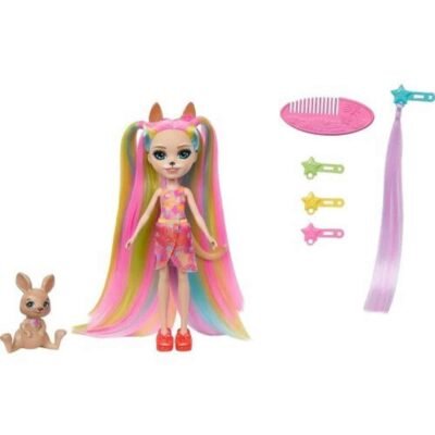 Mattel Enchantimals Sunshine Beach: Katrice Kangaroo  Hop - Doll with Pet (HTJ70)