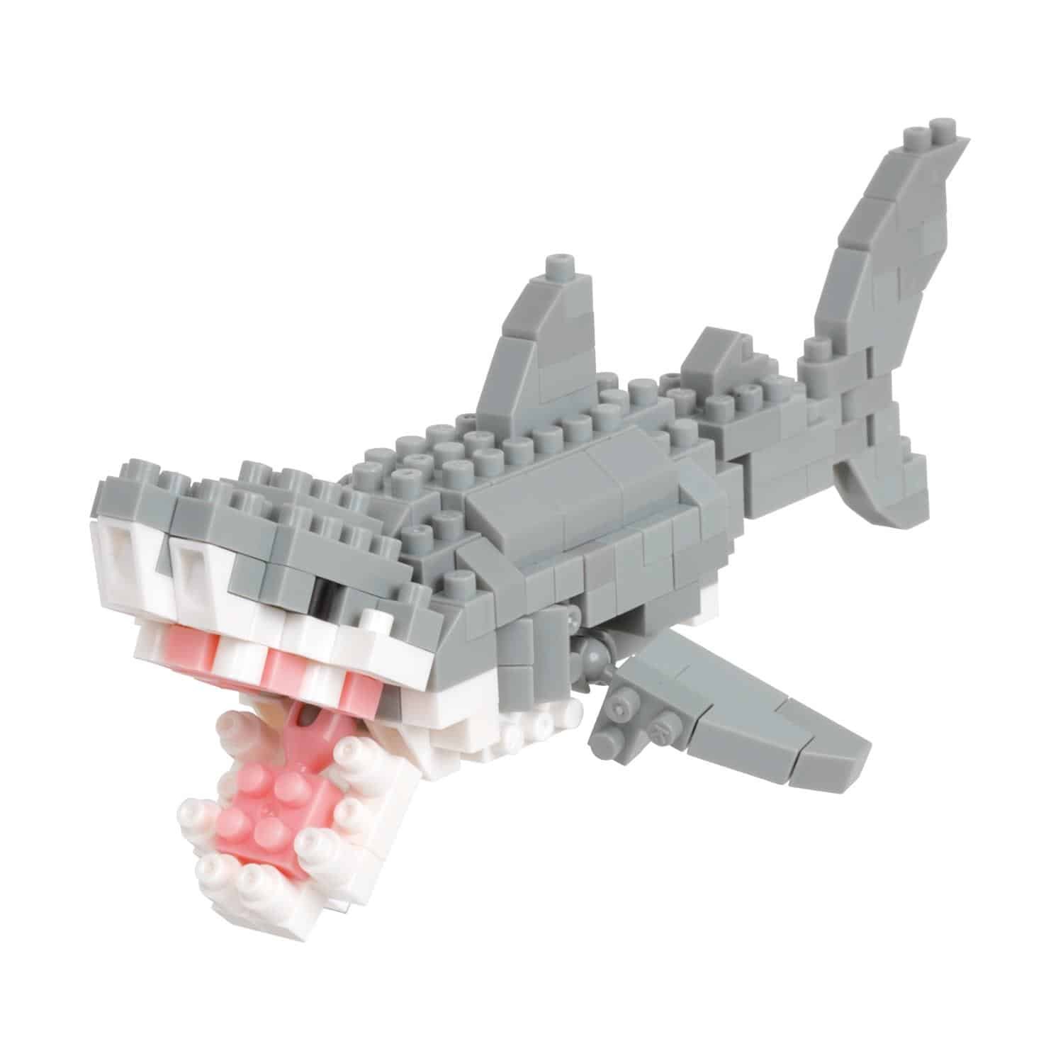 Bandai Nanoblock : Animal - White Shark Building Block Figure (NBC332)