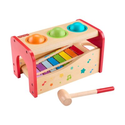 Fisher-Price - Wooden Pound  Tap Bench Xylophone (HXT88)