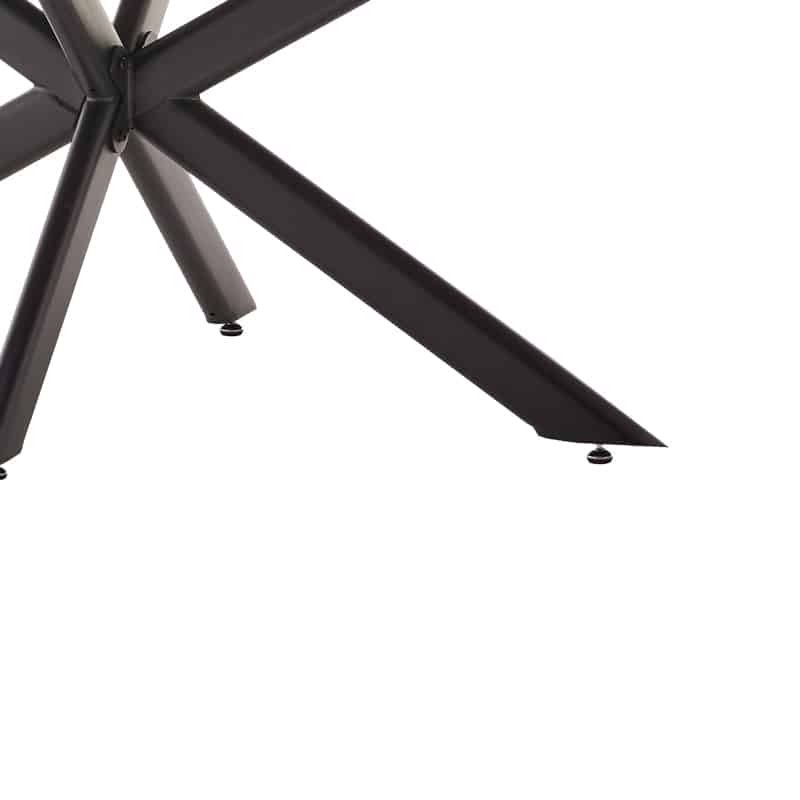 Τραπέζι Bethan sintered stone γκρι cement-μαύρο 180x90x75εκ - Image 3