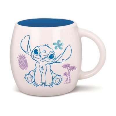 Stor: Stitch Drawing - Young Adult Globe Mug In Gift Box (385ml) (95743)