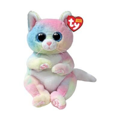 AS Company: TY Χνουδωτό Beanie Bellies Γάτα Ουράνιο Τόξο 15Εκ (1607-41291)