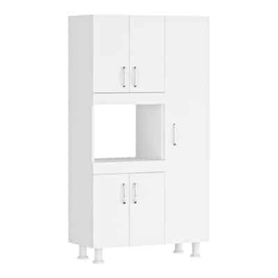 Ντουλάπα κουζίνας Defne σε λευκή απόχρωση  89x37.5x160εκ