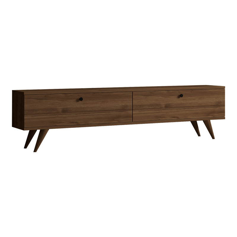 Έπιπλο τηλεόρασης Jate σε καρυδί απόχρωση 160x25x40εκ