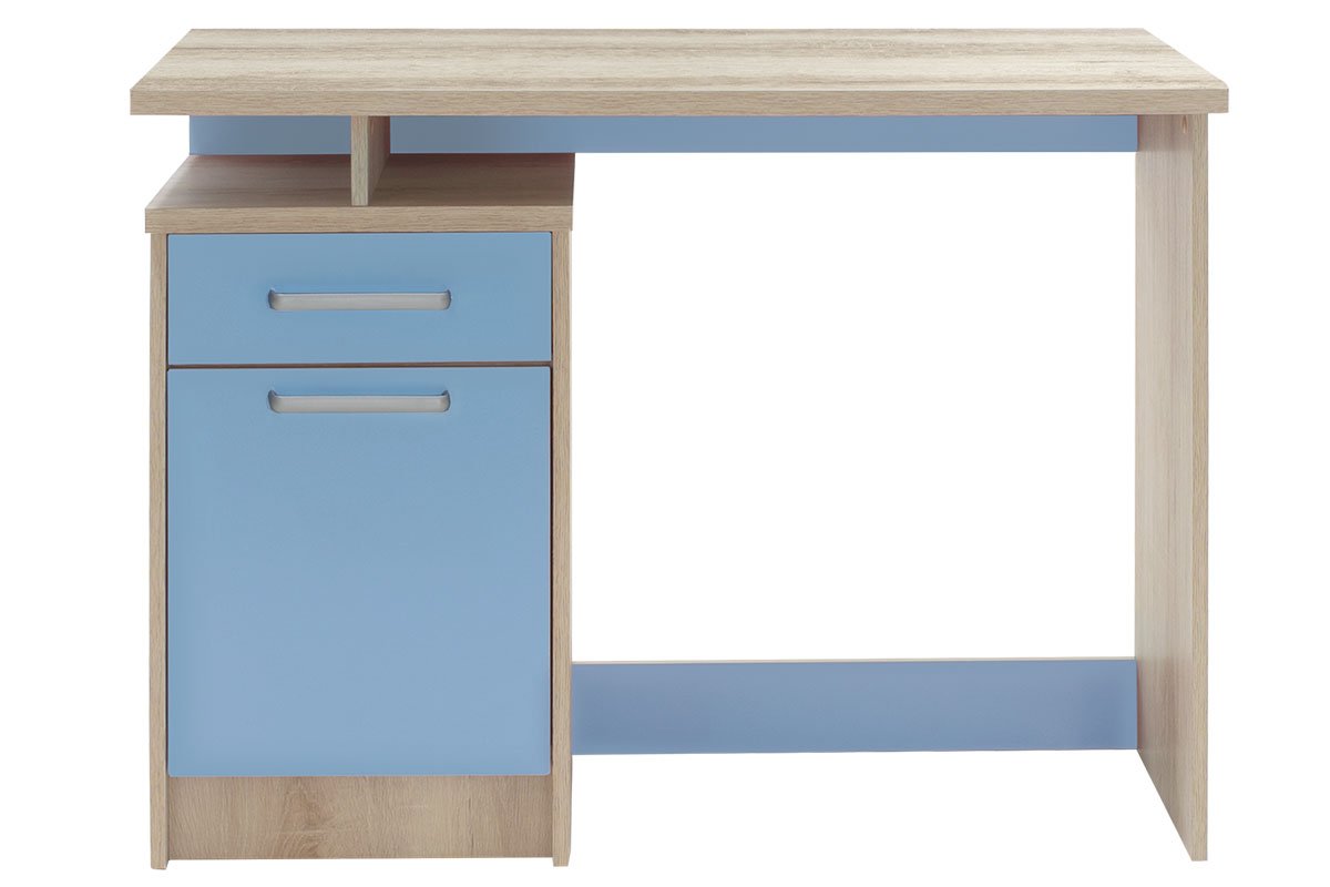 Γραφείο εργασίας Looney χρώμα castillo-μπλε 100x55x75εκ - Image 4