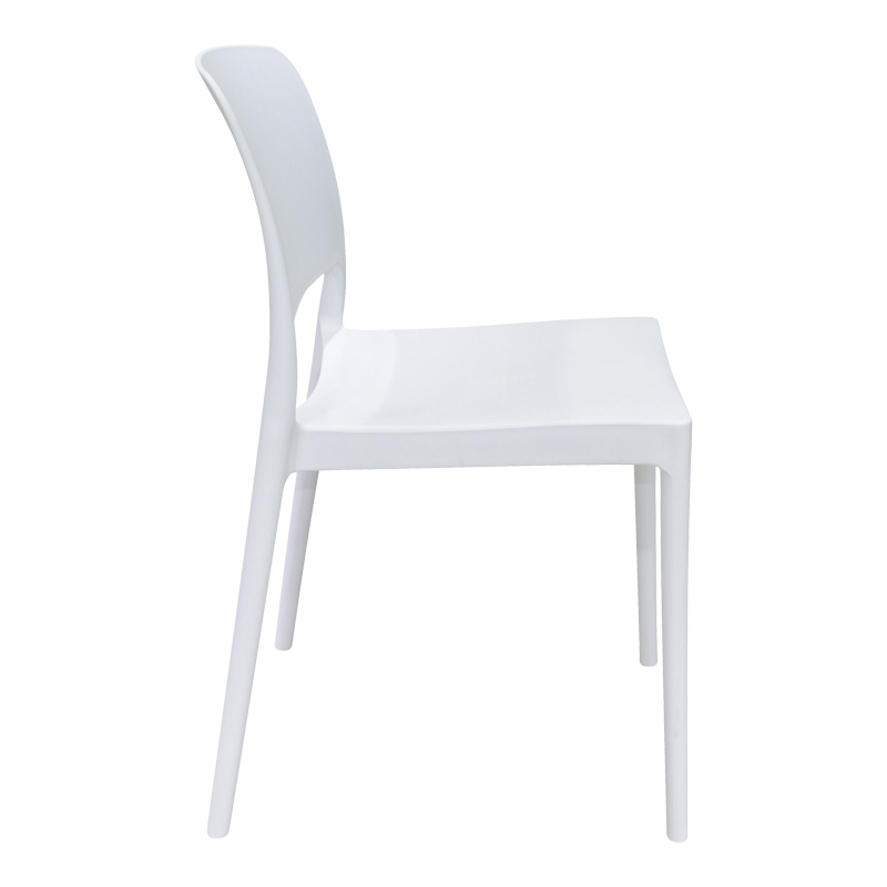 Καρέκλα Fenxy pp σε λευκή απόχρωση 38x42x77εκ - Image 3