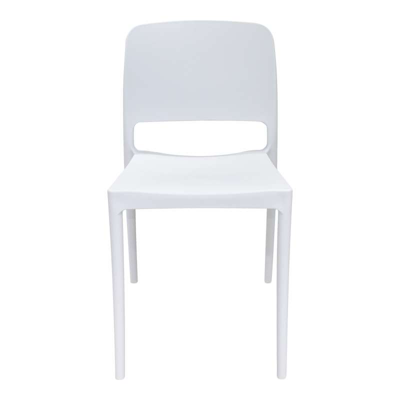 Καρέκλα Fenxy pp σε λευκή απόχρωση 38x42x77εκ - Image 4